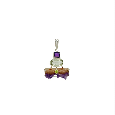 Amethyst Combination Pendant