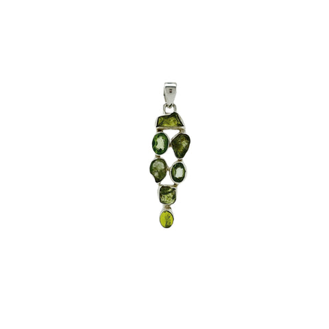 Peridot Combination Cut Pendant