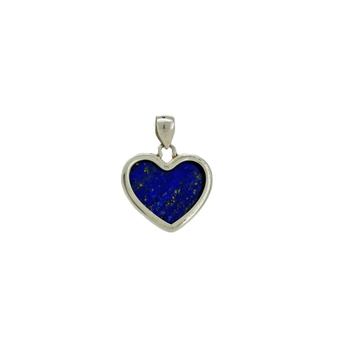 Lapis Lazuli Cabochon Heart Pendant