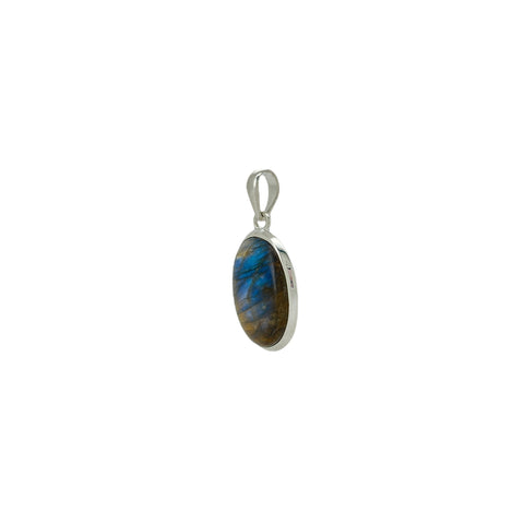 Labradorite Cabochon Oval Pendant II