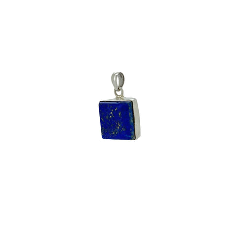 Lapis Lazuli Cabochon Square Pendant II