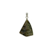 Labradorite Cabochon Freeform Pendant