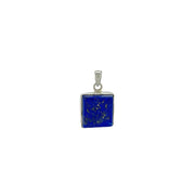 Lapis Lazuli Cabochon Square Pendant II