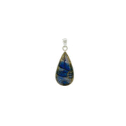 Labradorite Cabochon Teardrop Pendant